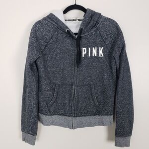 Pink Victoria's Secret full zip hoodie K31